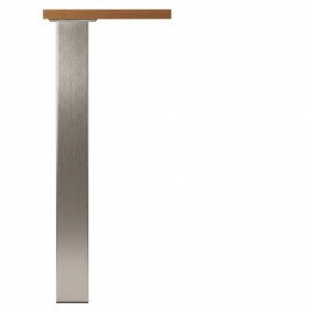 Pieds de table acier 705 Quadra 649-carré de 80 mm CAMAR