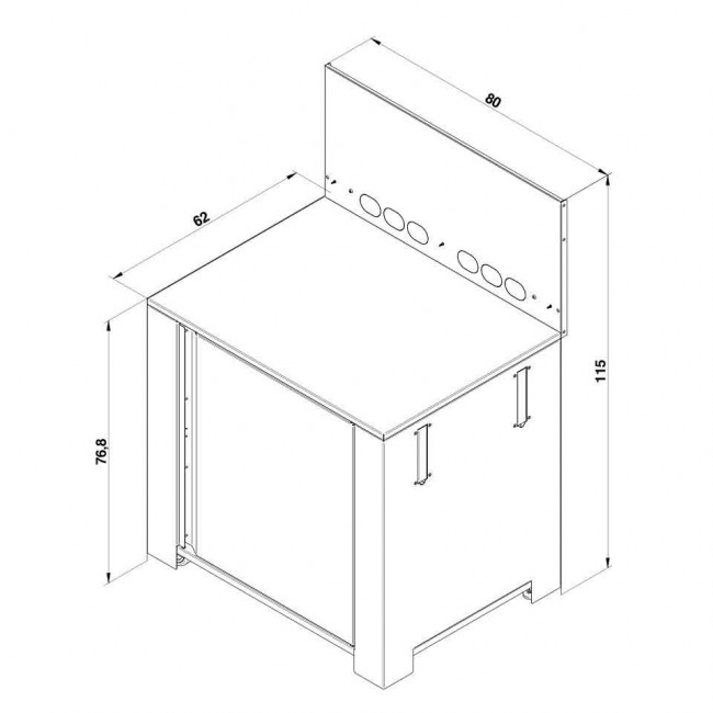 Ensemble cuisine Classic - 3 modules noir et inox - Bricozor 3.jpg ENO