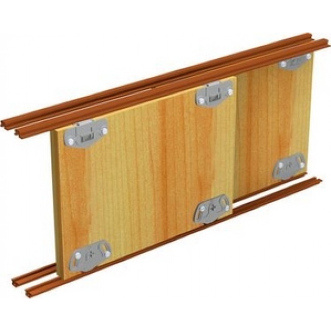 Système de porte coulissante de meuble Pico 25vantail 25 kg MANTION