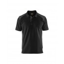 Polo de travail en coton piqué 3324 - noir et gris foncé BLAKLADER