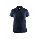 Polo de travail femme en coton 3390 - bleu marine foncé et noir BLAKLADER