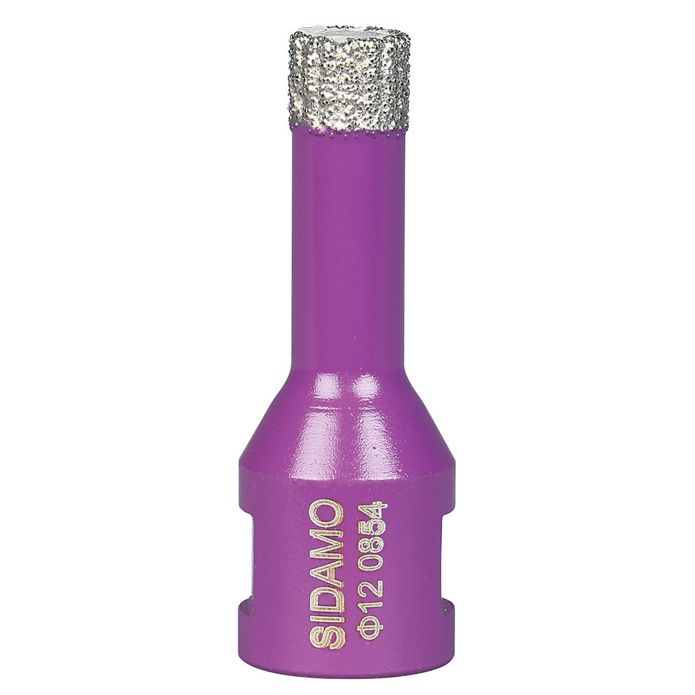 Trépan diamant à sec - M14 - Ø 12 mm SIDAMO | Bricozor