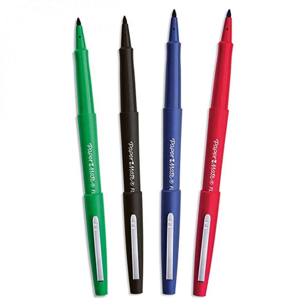 PAPERMATE - PAPERMATE Blister de 12 stylos feutres Flair. Coloris