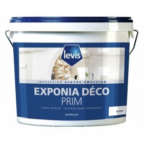 Peinture primaire - phase aqueuse - mur et plafond - Exponia Déco Prim LEVIS