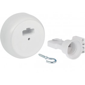 Kit point de centre DCL saillie avec piton et douille E27 EUR'OHM
