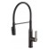 Mitigeur de cuisine avec douchette extractible - noir mat - Loonix