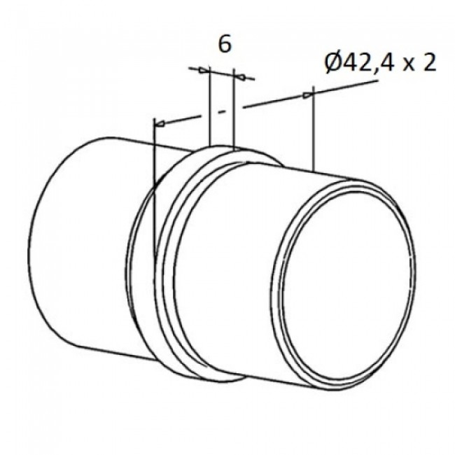 Schema Raccord pour main-courante - diamètre 42,4 mm - inox1.jpg Design Production