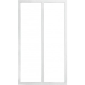 Verrière intérieure 2 carreaux 108 x 63,2 cm blanc Kit Atelier