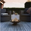 Brasero en fonte avec cloche en acier - Junto COOK IN GARDEN