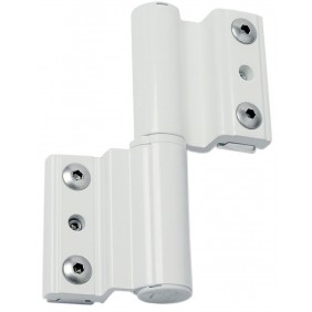 Paumelle à clamer Monza pour porte-fenêtre alu 5671 - rainure 14 x 18 mm FAPIM