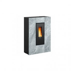 Poêle à granulés étroit et canalisé - 10 kW - Marilena Plus Petra AD LA NORDICA EXTRAFLAME