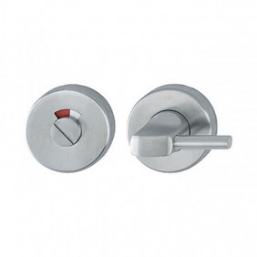 Paire de rosaces rondes à condamnation PMR avec voyant - en inox HOPPE