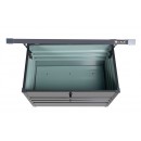 Coffre de rangement métallique - 1000 x 610 x 620 mm - anthracite - Bricozor 3.jpeg ZIPPER