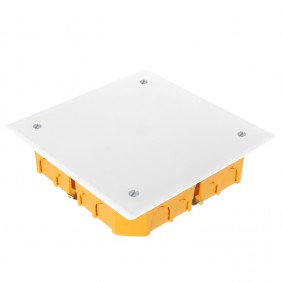 Boite de dérivation carrée - orange DEBFLEX