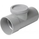 Té de visite pvc avec bouchon - mâle-femelle - diamètre 100 mm NICOLL