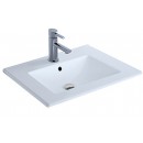 Plan vasque en céramique fine blanche -  Studio Kit Comfort CYGNUS BATH