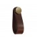 Bouton de meuble - poignée de tirage en cuir brun CS 220681