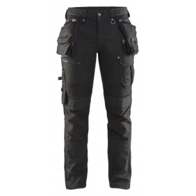 Pantalon de travail X1900 - artisan stretch - 2D - noir BLAKLADER