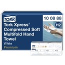 Essuie-mains enchevêtrés compressé Xpress Premium - 12 packs de 170 TORK
