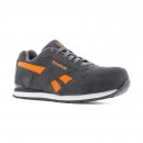 Baskets de sécurité en daim ROYAL GLIDE SAFETY S1PS SRC HRO ESD - gris et orange Reebok