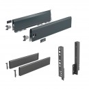 Kit tiroir plein TopSide ArciTech - côtés H126 mm - pour dos H218 mm HETTICH