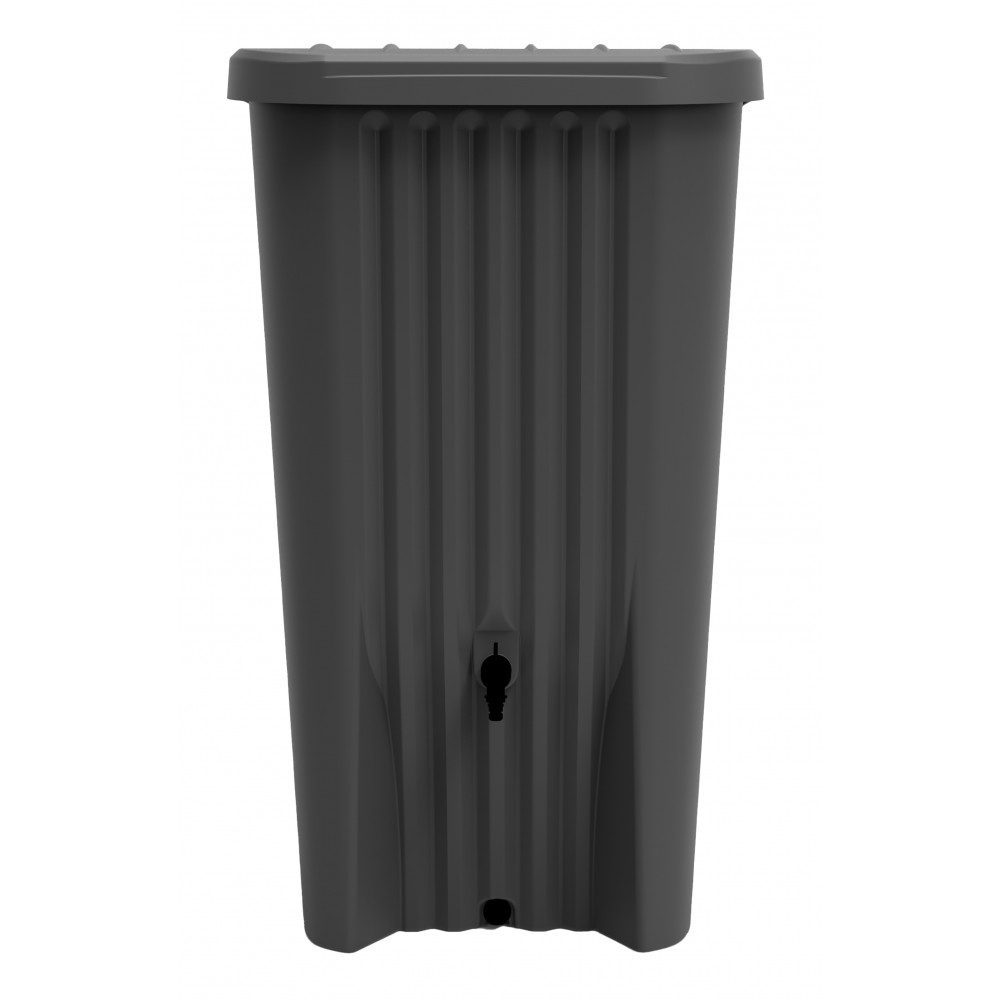 Récupérateur d'eau - gris anthracite - 150L - Récup'Déco EDA PLASTIQUES ...