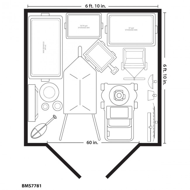 Abri de jardin polyéthylène Modern - 4,88m² - plancher inclus - Bricozor 6.jpg SUNCAST