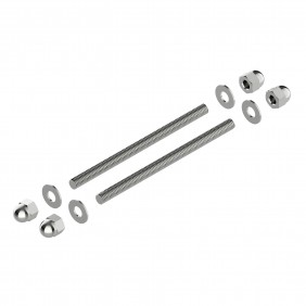 Kit de fixation M6 traversant pour 2 poignées Leviita support multi-matériaux TIRARD