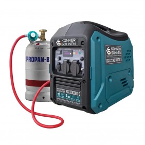 Groupe électrogène Inverter GPL/essence - 3,3 kW - 230V - KS 3000iG S KONNER & SOHNEN