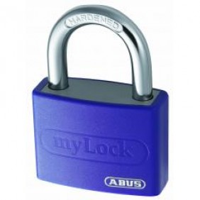 Cadenas à clé - T65AL MyLock - couleur - boîtier en aluminium ABUS