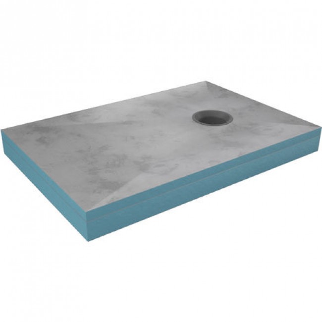 Receveur Shower plate - livré sans bonde- rehausse - deux dimensions AURLANE
