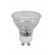 Ampoule LED GU10 4,9W en verre