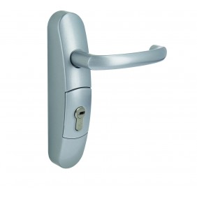 Béquille extérieure débrayable pour antipanique - EN gris aluminium métallisé JPM
