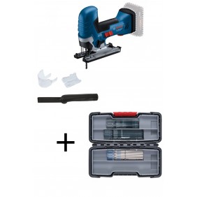 Scie sauteuse sans fil 18 V GST 18V LI-06015B2000 + Coffret de 30 lames BOSCH