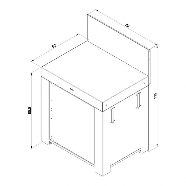 Ensemble cuisine Classic - 3 modules gris cargo - Bricozor 1.jpg ENO