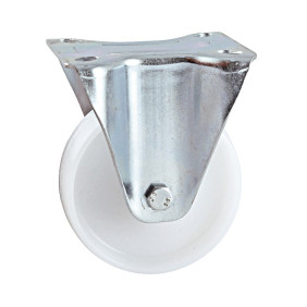 Roulette en polyamide sur platine fixe AVL