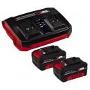 Starter Kit 36V - double chargeur rapide - 2x4,0 Ah - Power X-Change EINHELL
