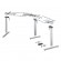 Pieds de bureau motorisés angle 135° - Steelforce Pro 673 SLS Highline