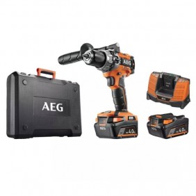 Perceuse visseuse à percussion Brushless 18V + coffret 30 accessoires - BSB18C2BL-402TB AEG Powertools