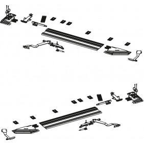 Kit Folder - 2 rails de guidage pour meuble bas SALICE