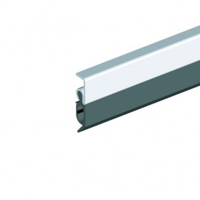 Profil d'encadrement de porte - aluminium - lèvre PVC souple - Elro XL ELLEN