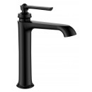 Mitigeur de lavabo noir mat rehaussé - design rétro - Lady's PAINI