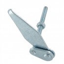 Arrêt marseillais M8 x 140 mm à visser ou à sceller chimiquement - Zingué TIRARD
