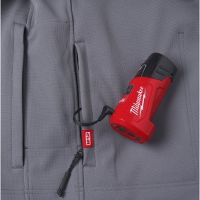 Blouson chauffant Toughshell M12 HJ - gris MILWAUKEE