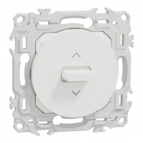 Interrupteur ou poussoir volet roulant - 3 positions à levier - Odace II SCHNEIDER