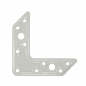 Équerre plate d'assemblage - connecteur multitrous à bouts carrés Interges