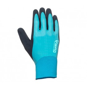 Lot de 10 gants nitrile enduction complète latex H259 - bleu JUBA