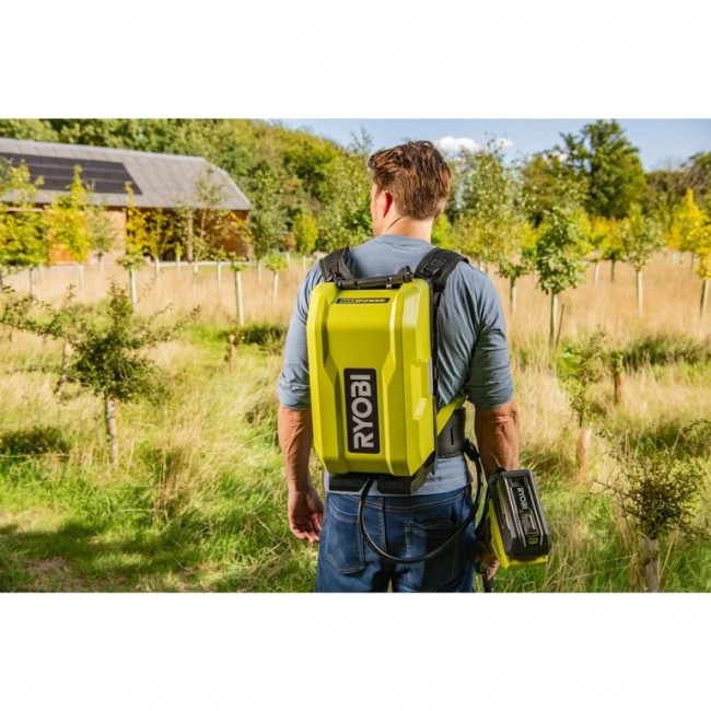 Support dorsal avec chargeur 6A pour batterie 36V MAX POWER - RY36BP3PA-0 - Bricozor 5.jpeg RYOBI