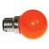 Ampoule LED - B22 - IP44 - Orange