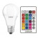 Ampoule LED - 9W - E27 - RGBW - avec télécommande